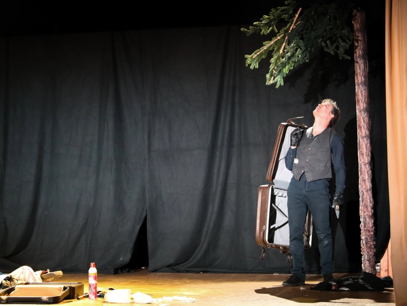 En haut de l'arbre - Spectacle Aiguilles et macadam - Jeune public